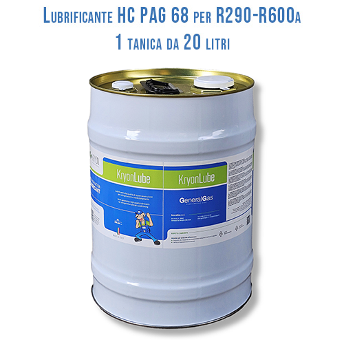 Schmiermittel KryonLube HC PAG 68 – R290 und R600a – Metallkanister à 20 L