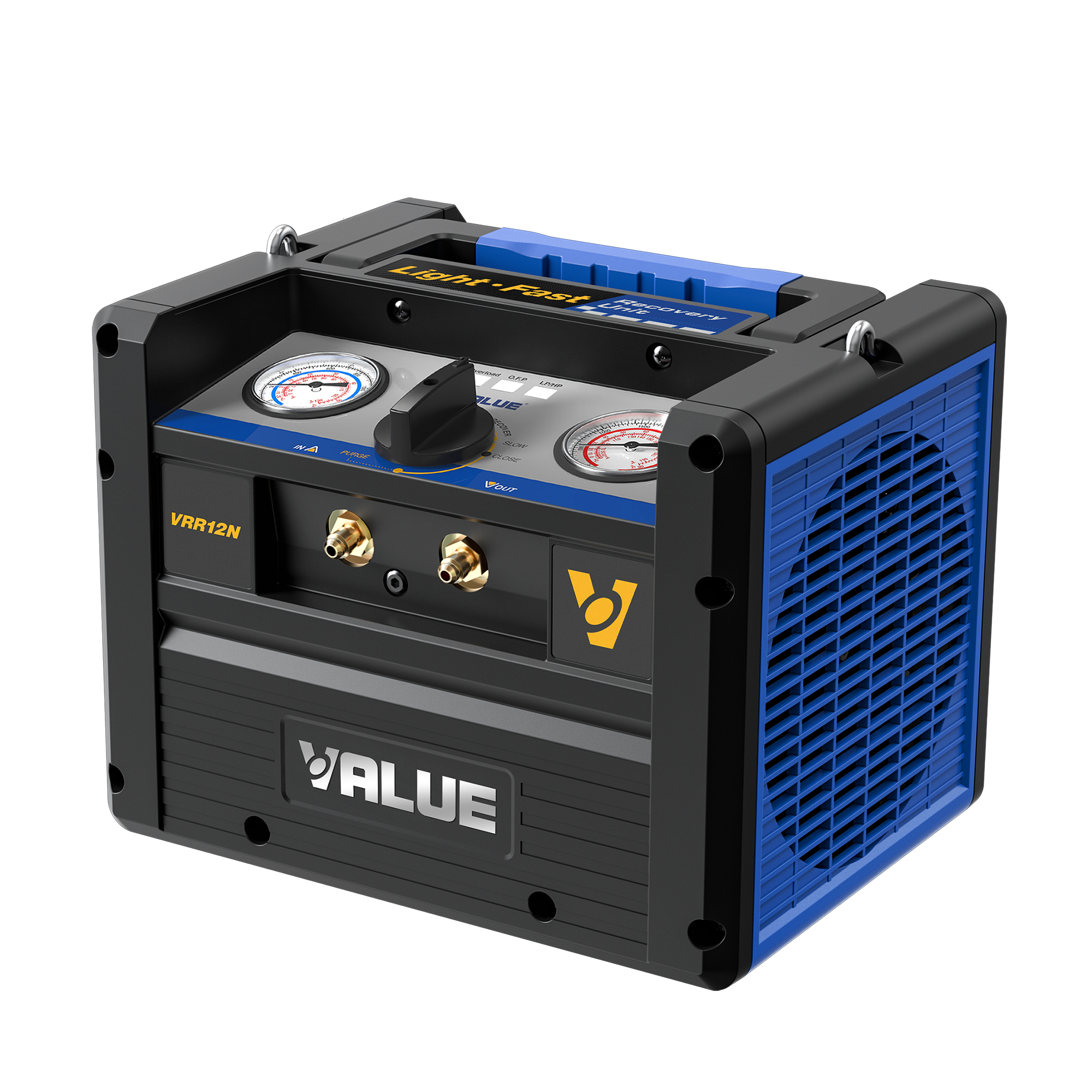 VALUE Tragbare Kältemittel-Rückgewinnungsstation mit Ölabscheider VRR12N-OS