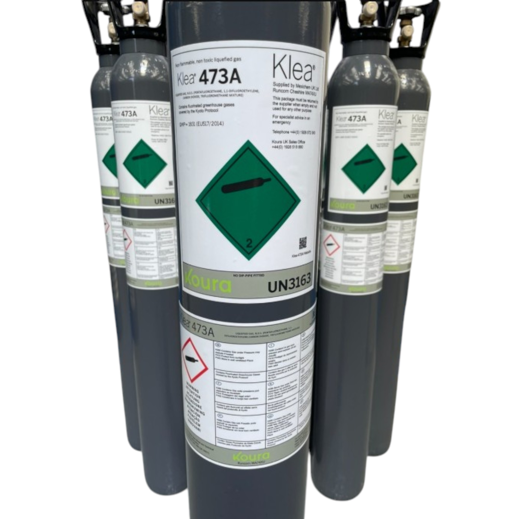Klea R473A mischung mit niedrigem Treibhauspotenzial für LLT-Systeme in 14-Liter-Flaschen – 10 kg, rückgabepflichtig 