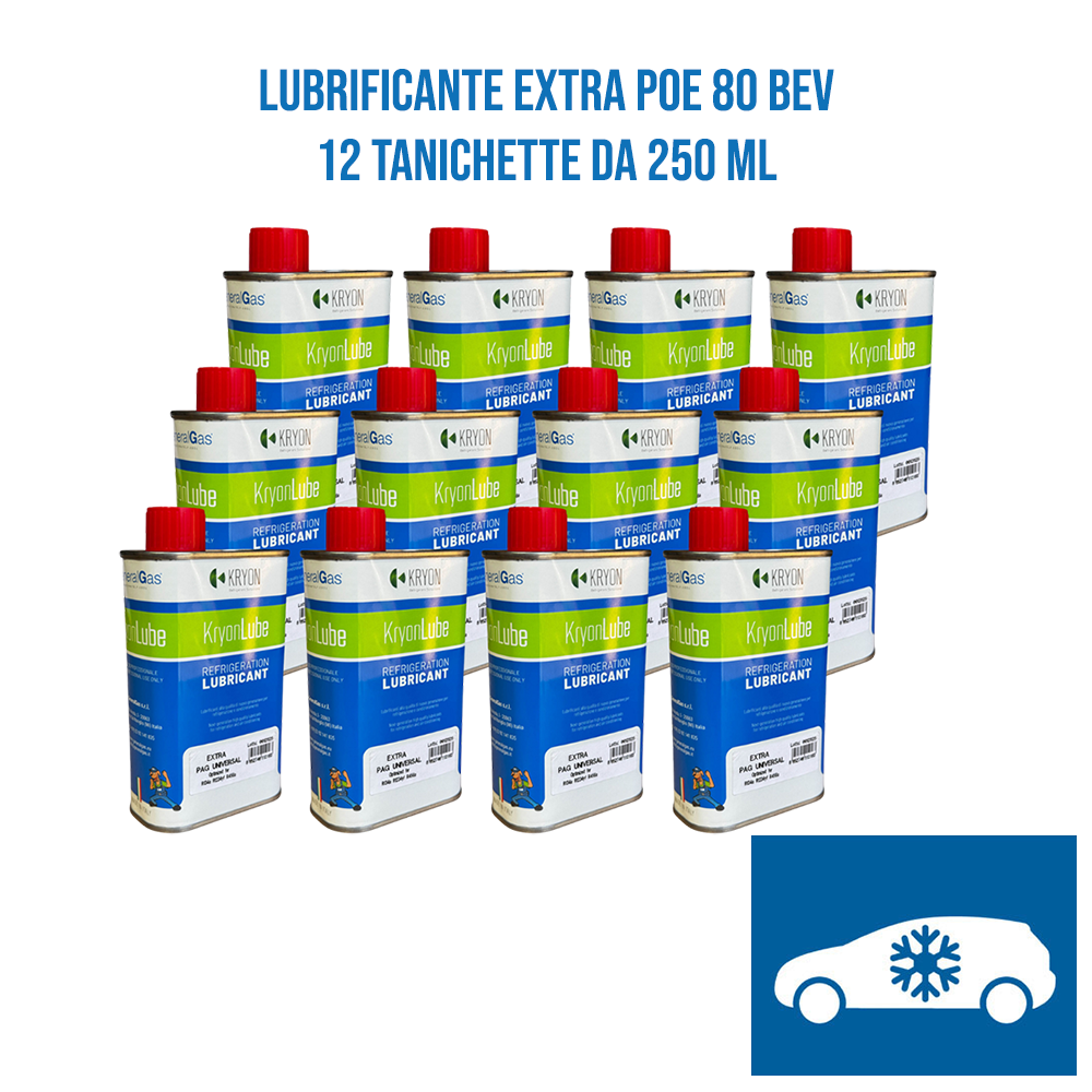 Lubrifiant KryonLube EXTRA POE 80 BEV - 12 Metallkanister à 250 ml